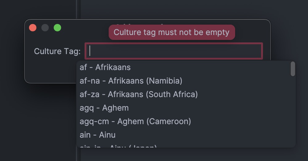 Choose culture